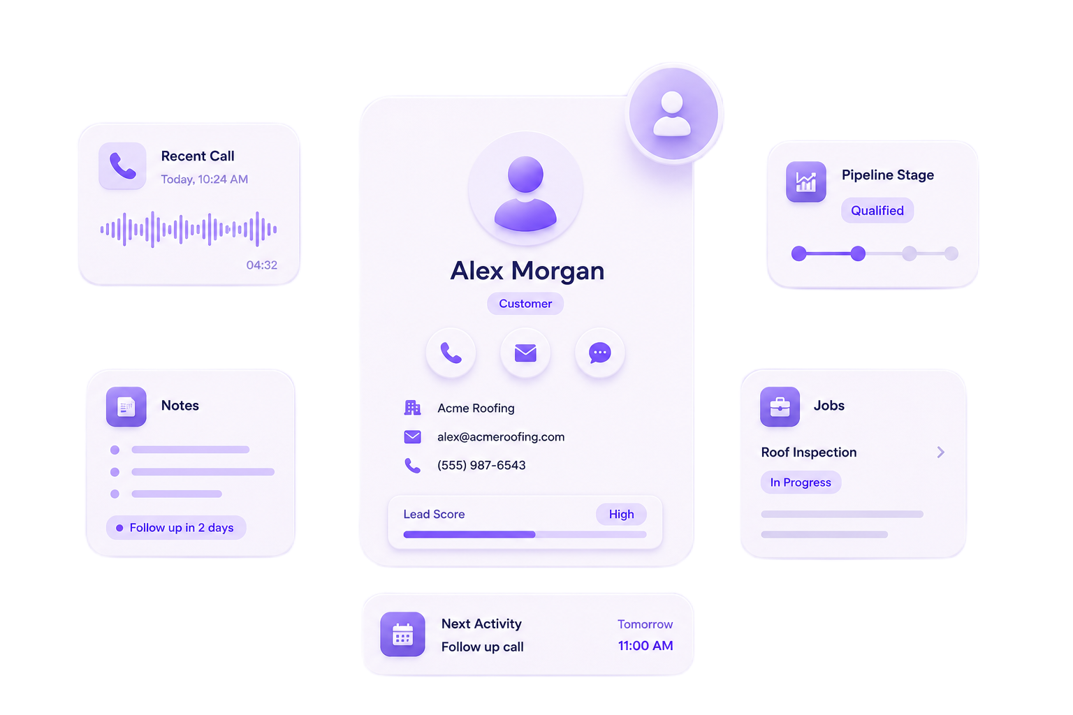 Built in CRM